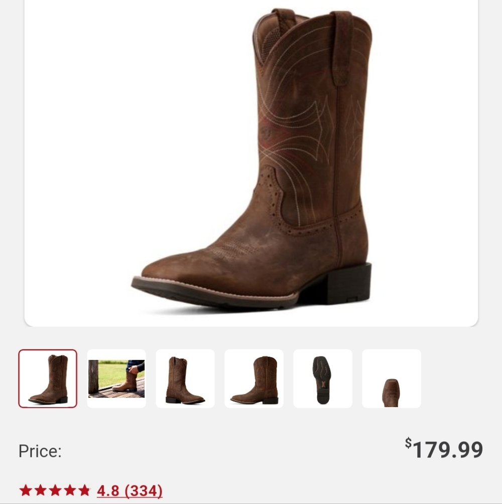 Ariat Men's Brown Western Boots